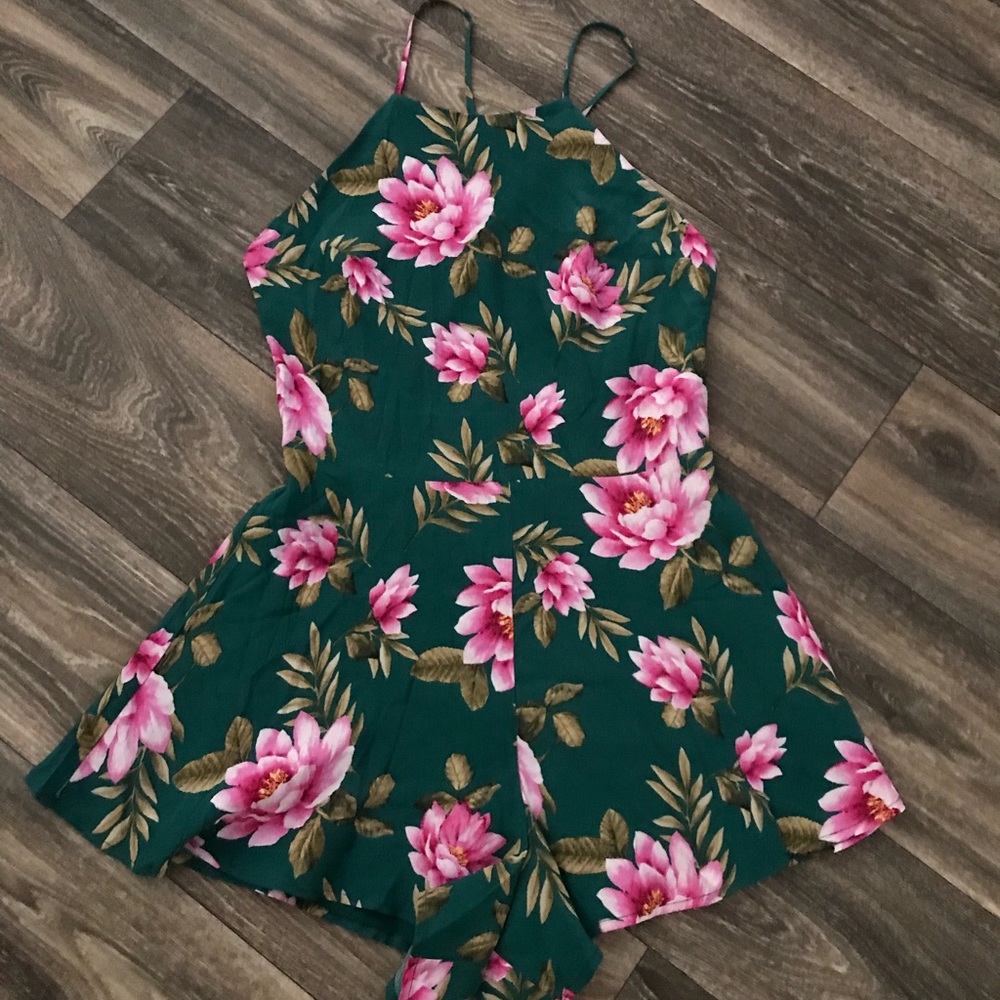 Forever21 floral romper